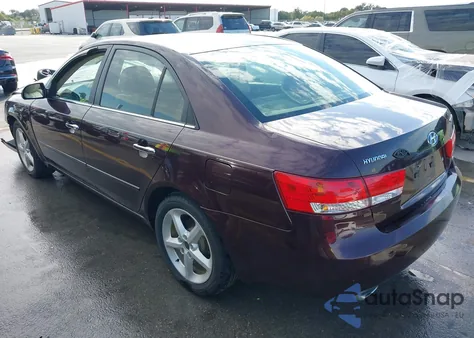 2006 Hyundai Sonata Gls V6/Lx V6 z USA, uszkodzony, nr VIN 5NPEU46F86H102638